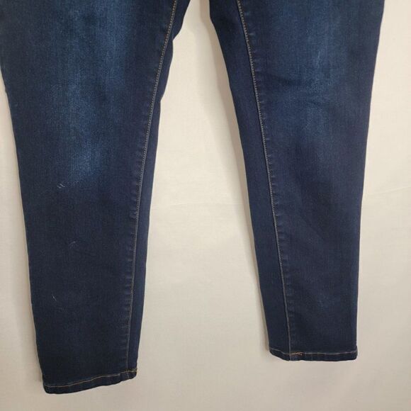 Vigoss VGS Dark Wash Skinny Cropped Denim Jeans - Picture 6 of 14